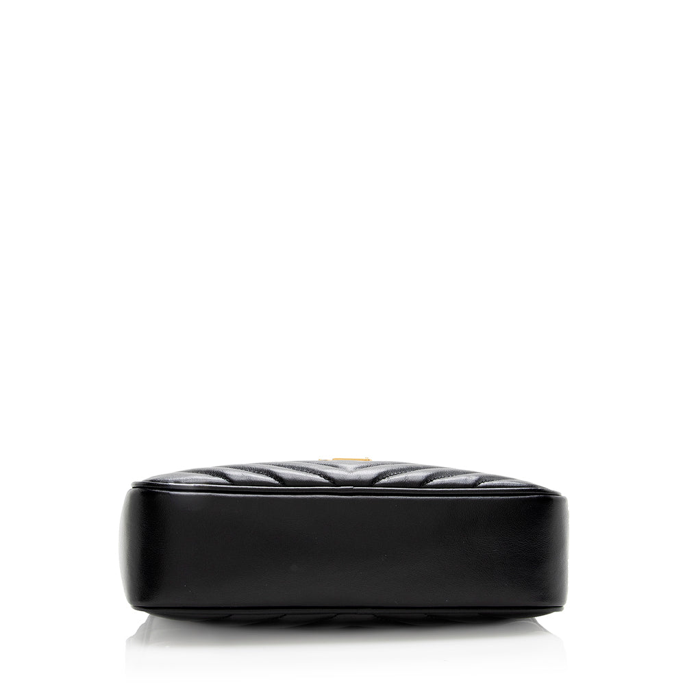 Saint Laurent Matelasse Calfskin Lou Camera Bag (SHF-18235)