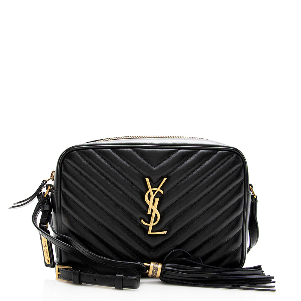 Saint Laurent Matelasse Calfskin Lou Camera Bag (SHF-18235)