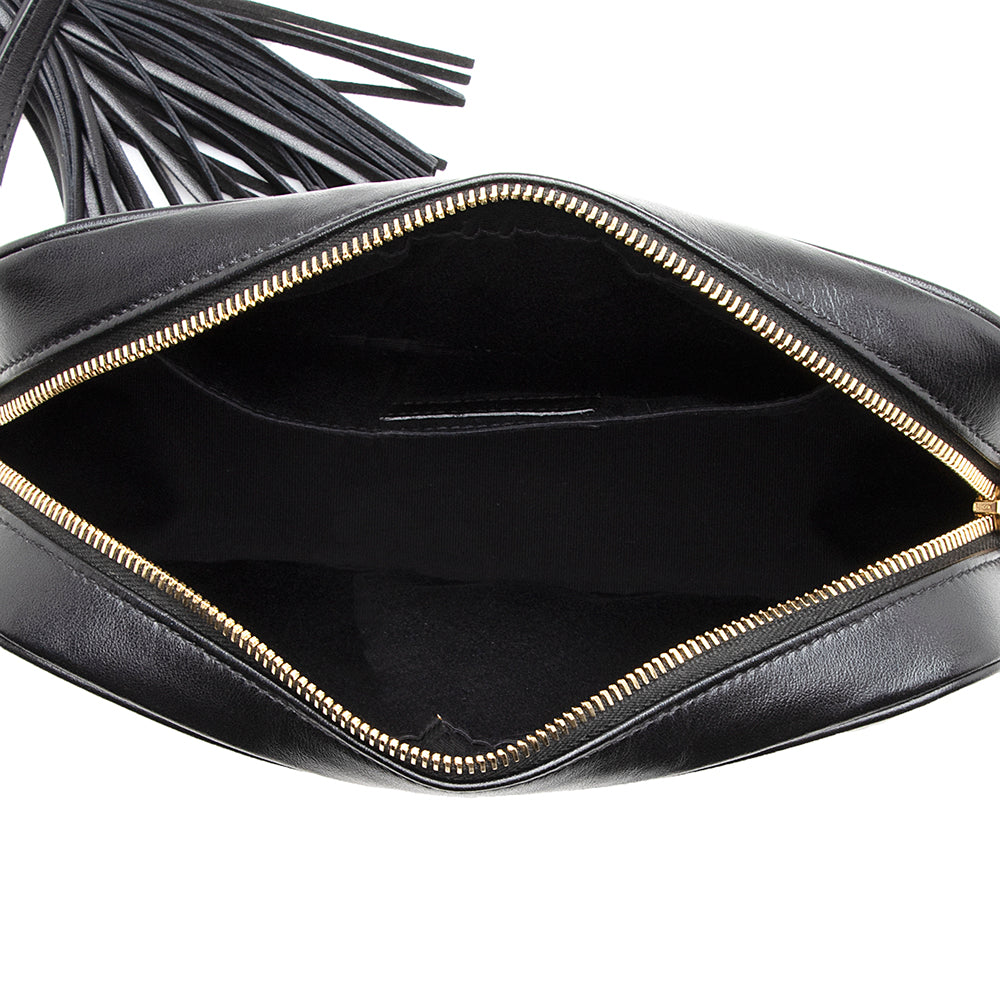 Saint Laurent Matelasse Calfskin Lou Camera Bag (SHF-18235)