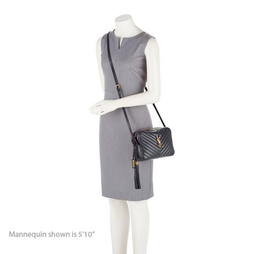 Saint Laurent Matelasse Calfskin Lou Camera Bag (SHF-18235)