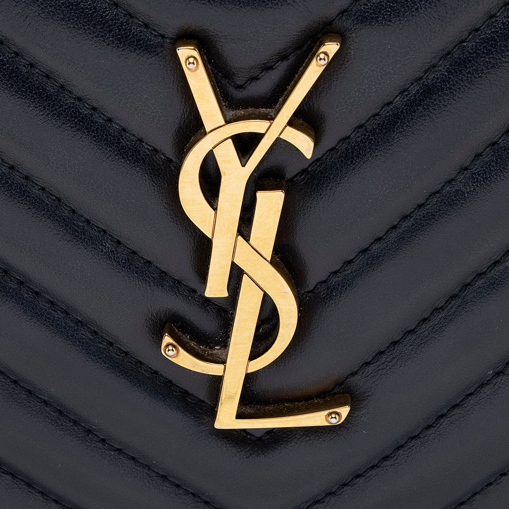 Saint Laurent Matelasse Calfskin Lou Camera Bag (SHF-20118)