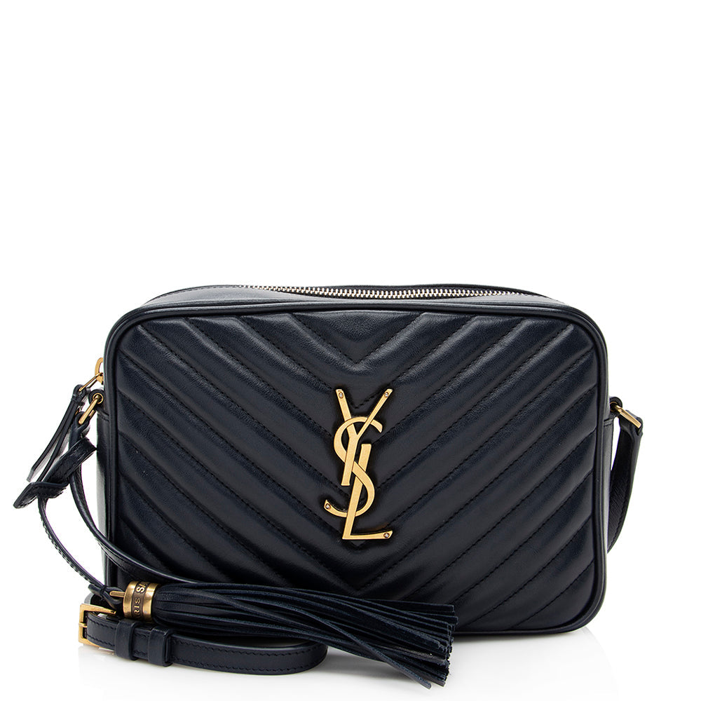 Saint Laurent Matelasse Calfskin Lou Camera Bag (SHF-20118)