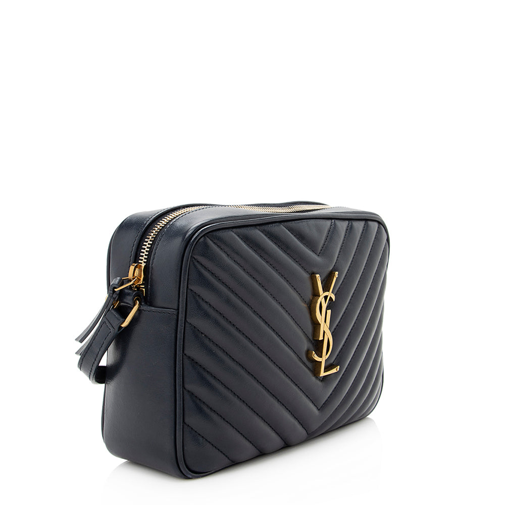 Saint Laurent Matelasse Calfskin Lou Camera Bag (SHF-20118)