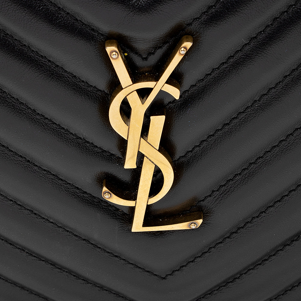 Saint Laurent Matelasse Calfskin Lou Camera Bag (SHF-21626)