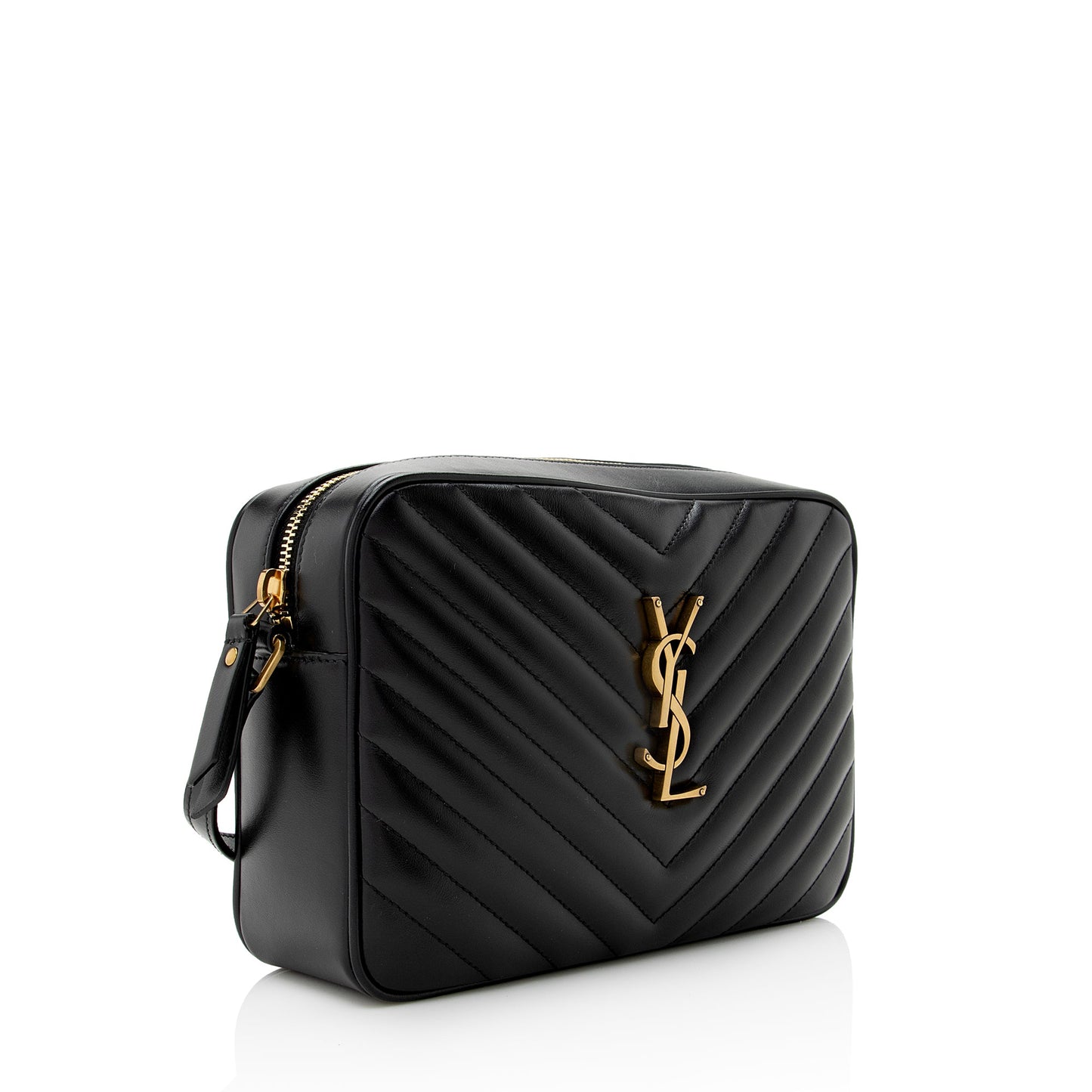 Saint Laurent Matelasse Calfskin Lou Camera Bag (SHF-22762)