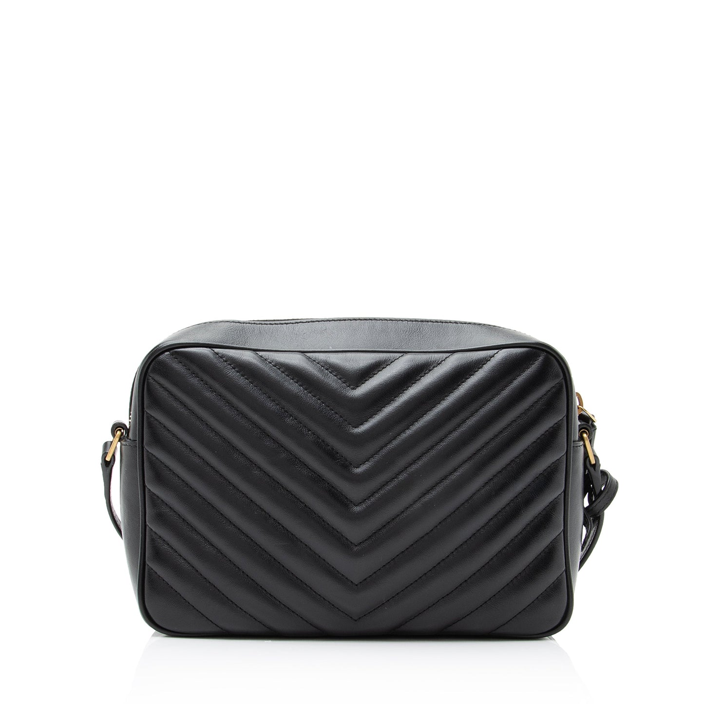 Saint Laurent Matelasse Calfskin Monogram Lou Camera Bag (SHF-23153)