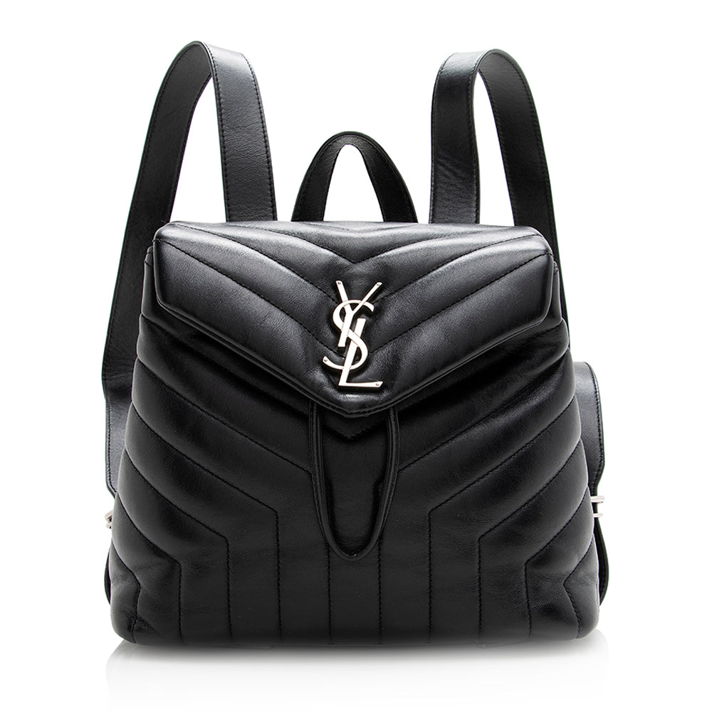 Saint Laurent Matelasse Calfskin LouLou Small Backpack (SHF-20896)