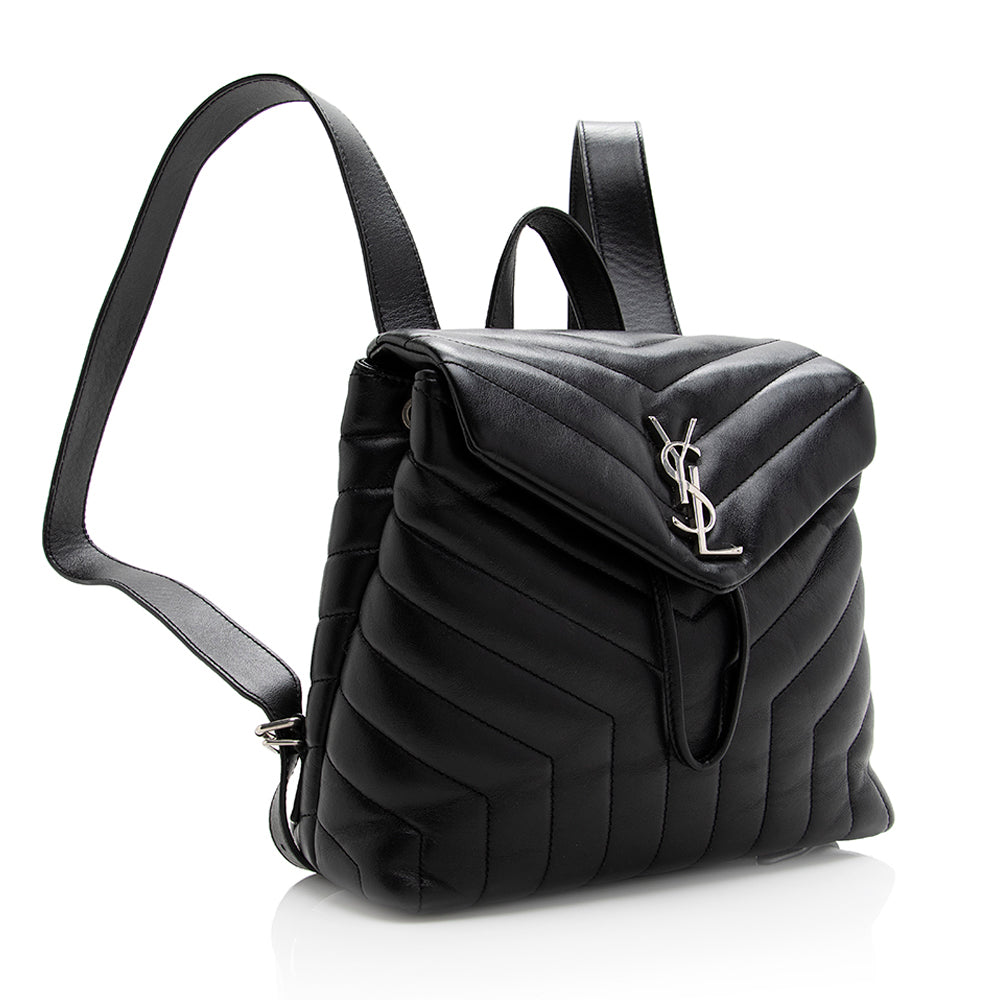 Saint Laurent Matelasse Calfskin LouLou Small Backpack (SHF-20896)