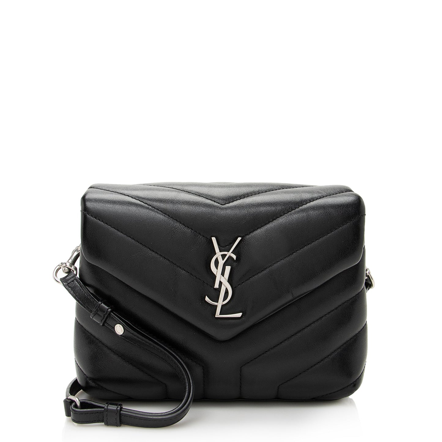 Saint Laurent Matelasse Calfskin LouLou Toy Crossbody Bag (SHF-22682)