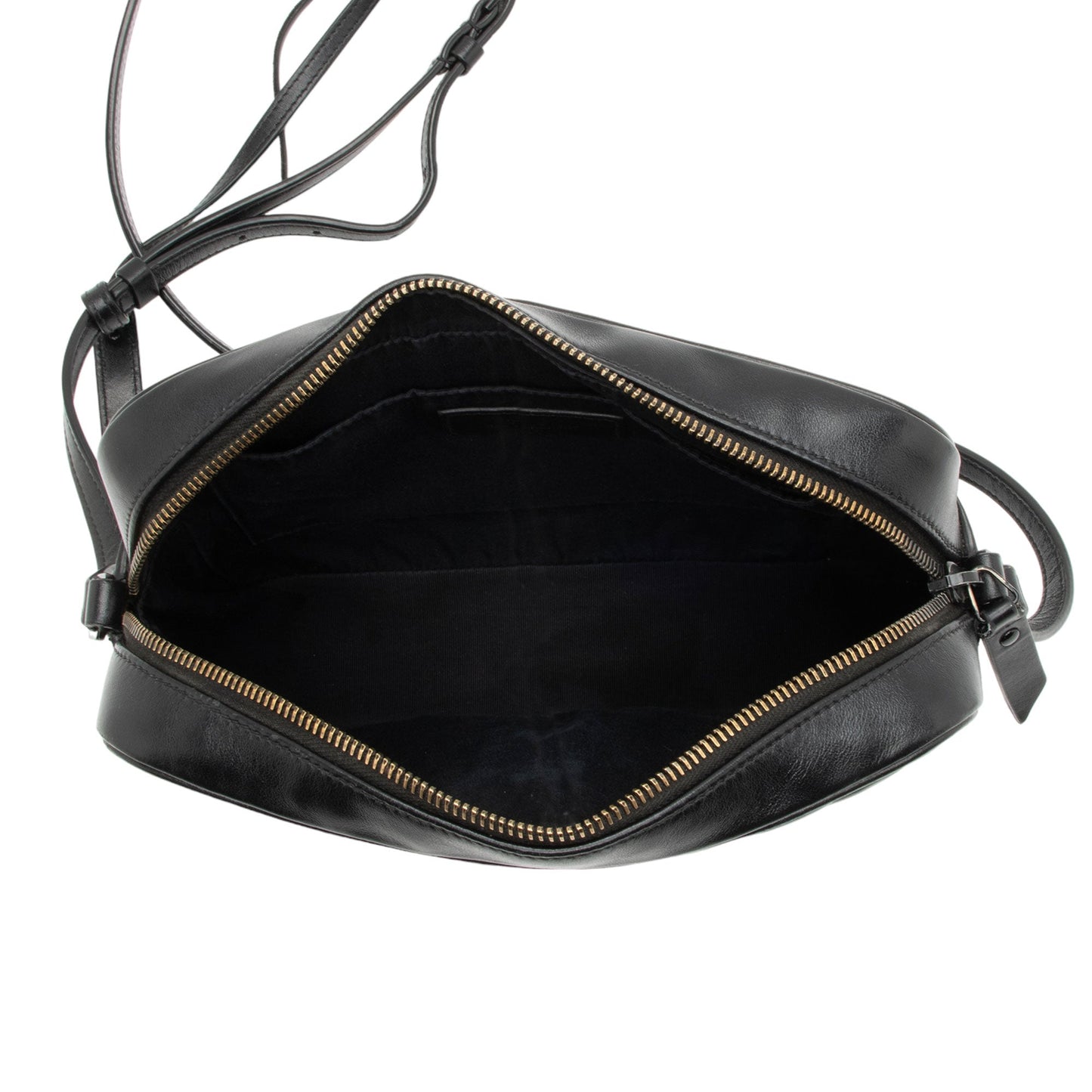 Saint Laurent Matelasse Calfskin Matte Black Monogram Lou Camera Bag (SHF-APSLqT)