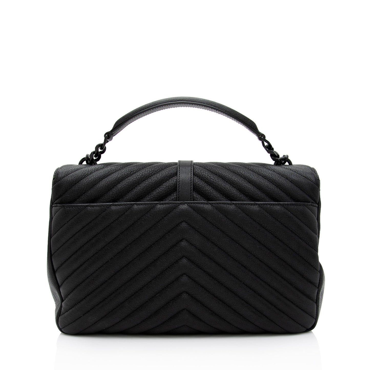 Saint Laurent Matelasse Calfskin Monogram College Large Shoulder Bag (SHF-K7F9Zp)