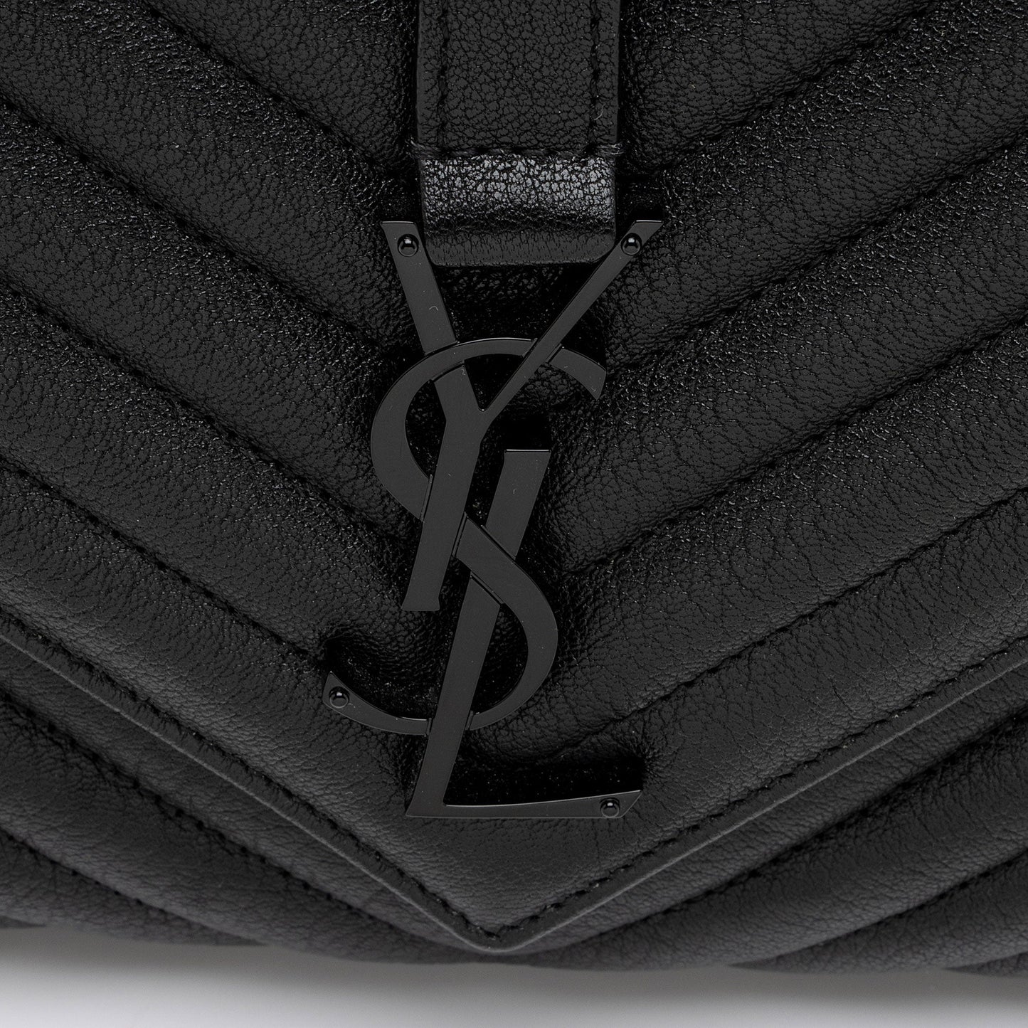 Saint Laurent Matelasse Calfskin Monogram College Large Shoulder Bag (SHF-K7F9Zp)
