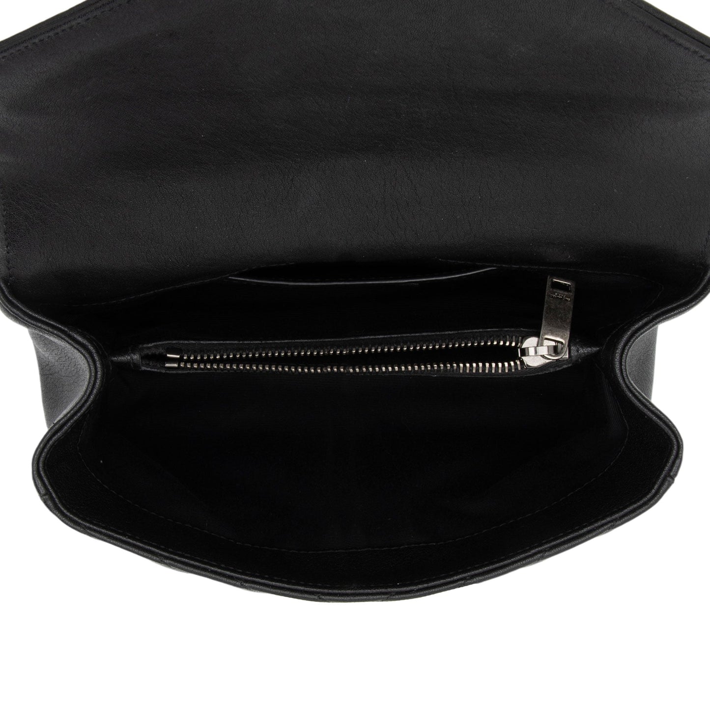 Saint Laurent Matelasse Calfskin Monogram College Medium Shoulder Bag (SHF-1hq9qs)
