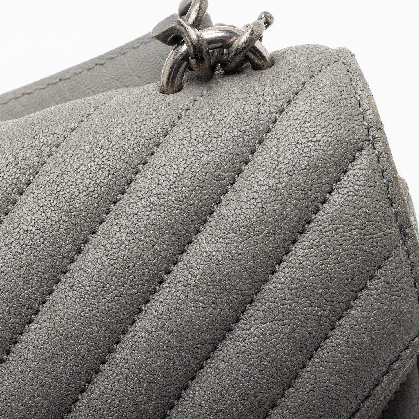 Saint Laurent Matelasse Calfskin Monogram College Medium Shoulder Bag (SHF-D2O1lS)