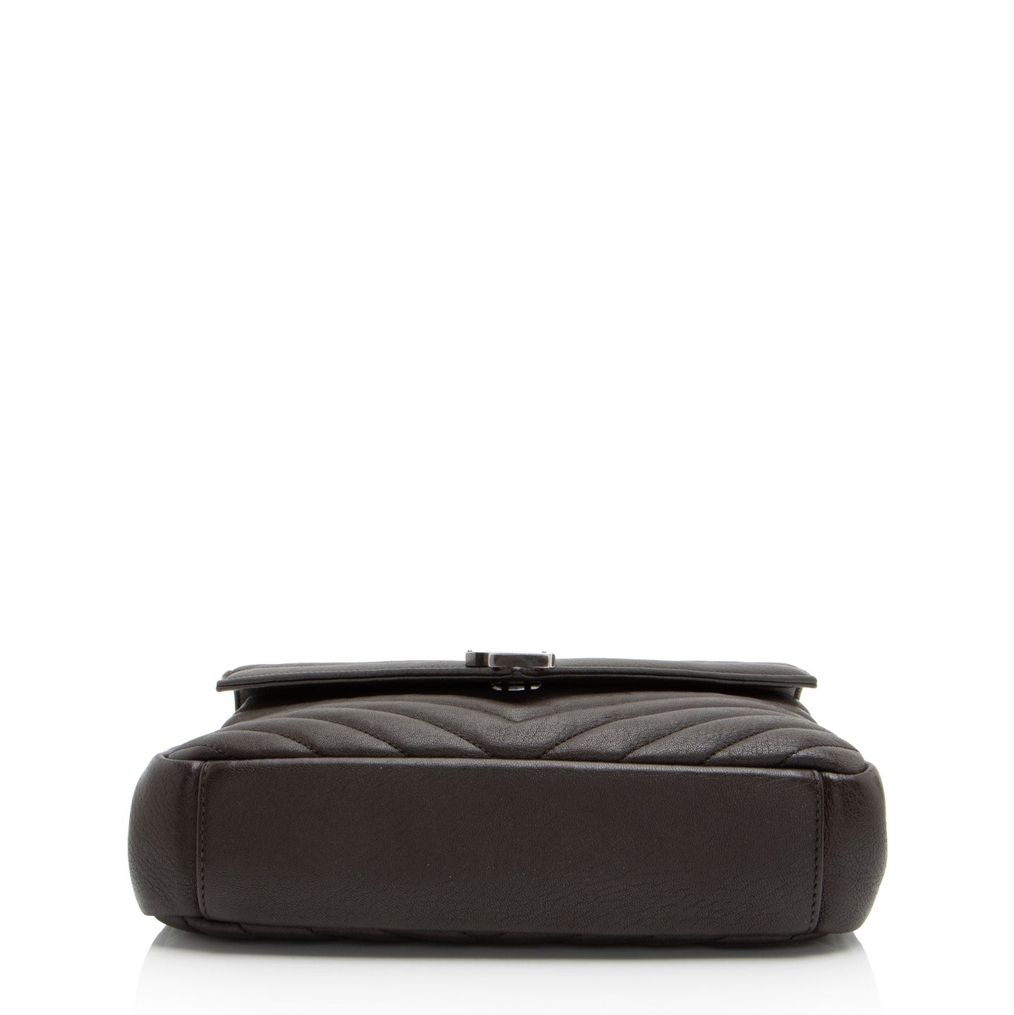 Saint Laurent Matelasse Calfskin Monogram College Medium Shoulder Bag