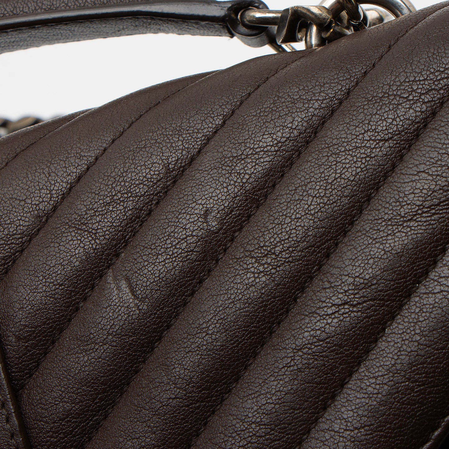 Saint Laurent Matelasse Calfskin Monogram College Medium Shoulder Bag