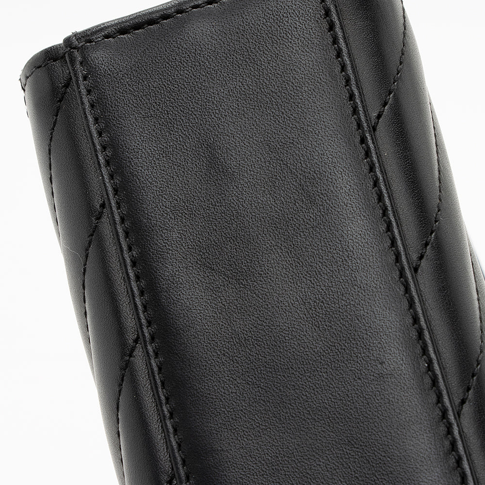 Saint Laurent Matelasse Calfskin Monogram Large Envelope Bag (SHF-19439)
