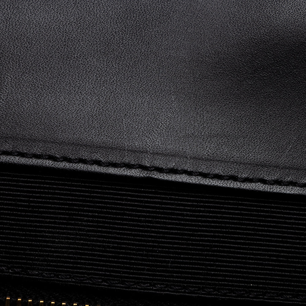 Saint Laurent Matelasse Calfskin Monogram Large Envelope Bag (SHF-19628)