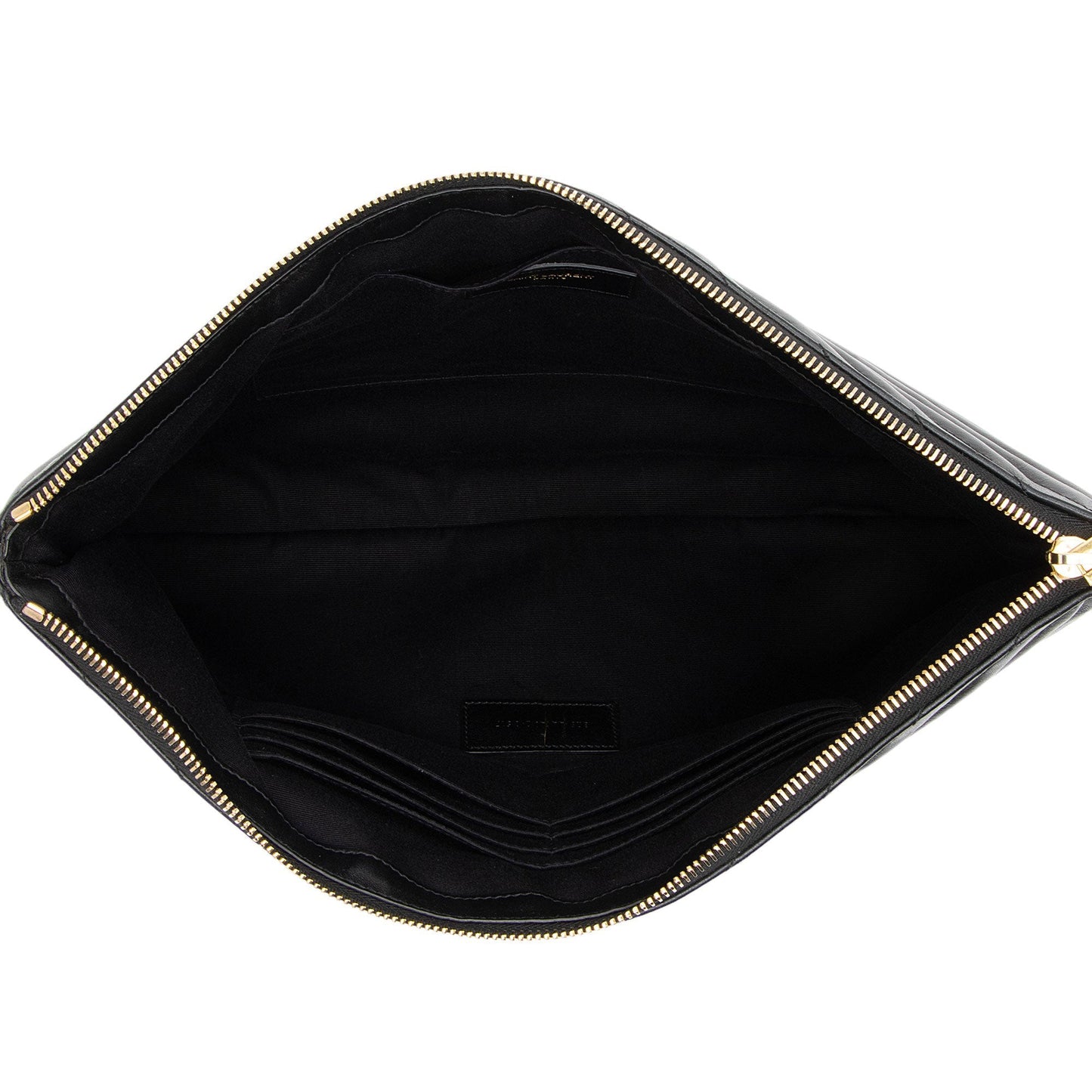 Saint Laurent Matelasse Calfskin Monogram Large Wristlet (SHF-Cxxp2w)