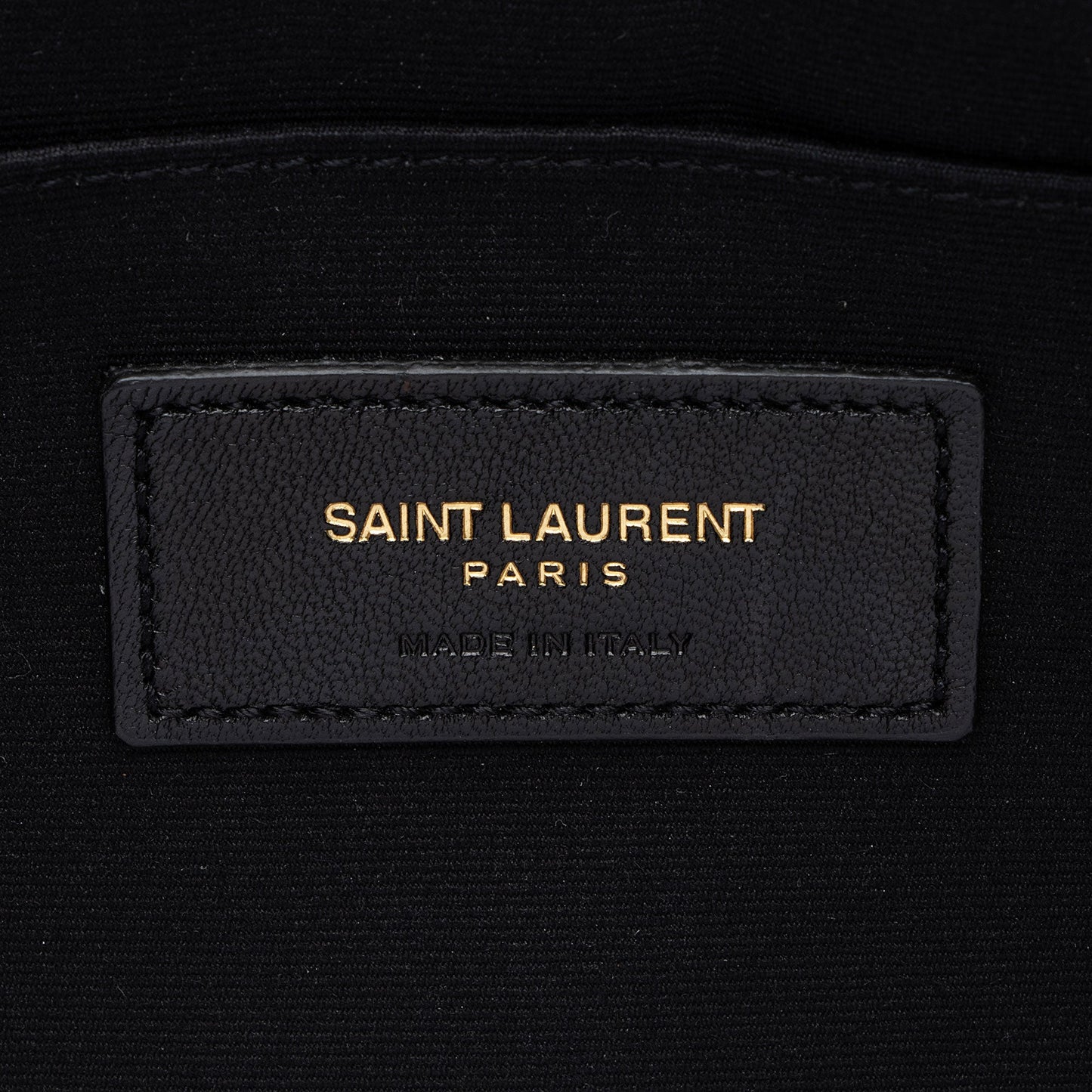 Saint Laurent Matelasse Calfskin Monogram Large Wristlet (SHF-J3F1B7)