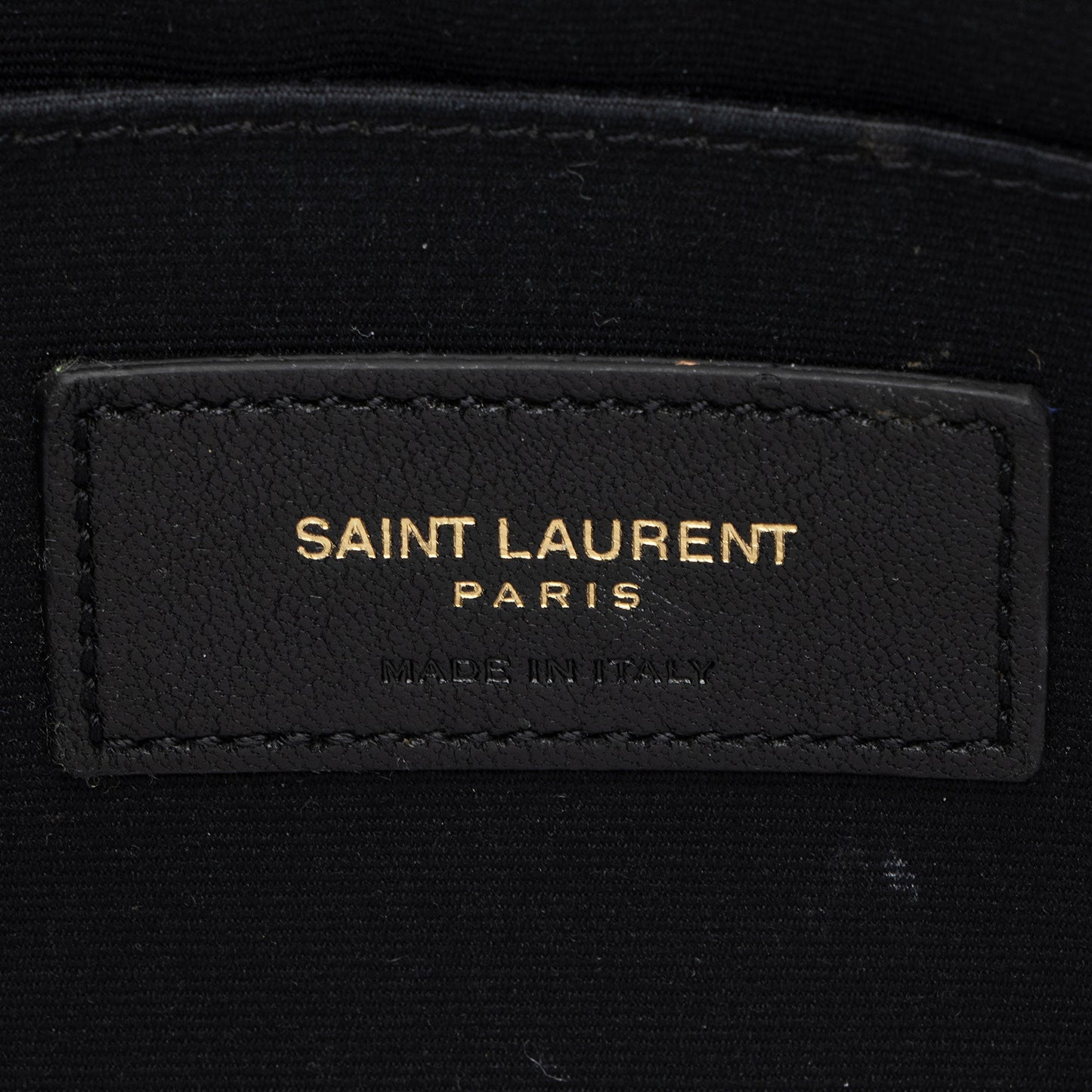 Saint Laurent Matelasse Calfskin Monogram Large Wristlet