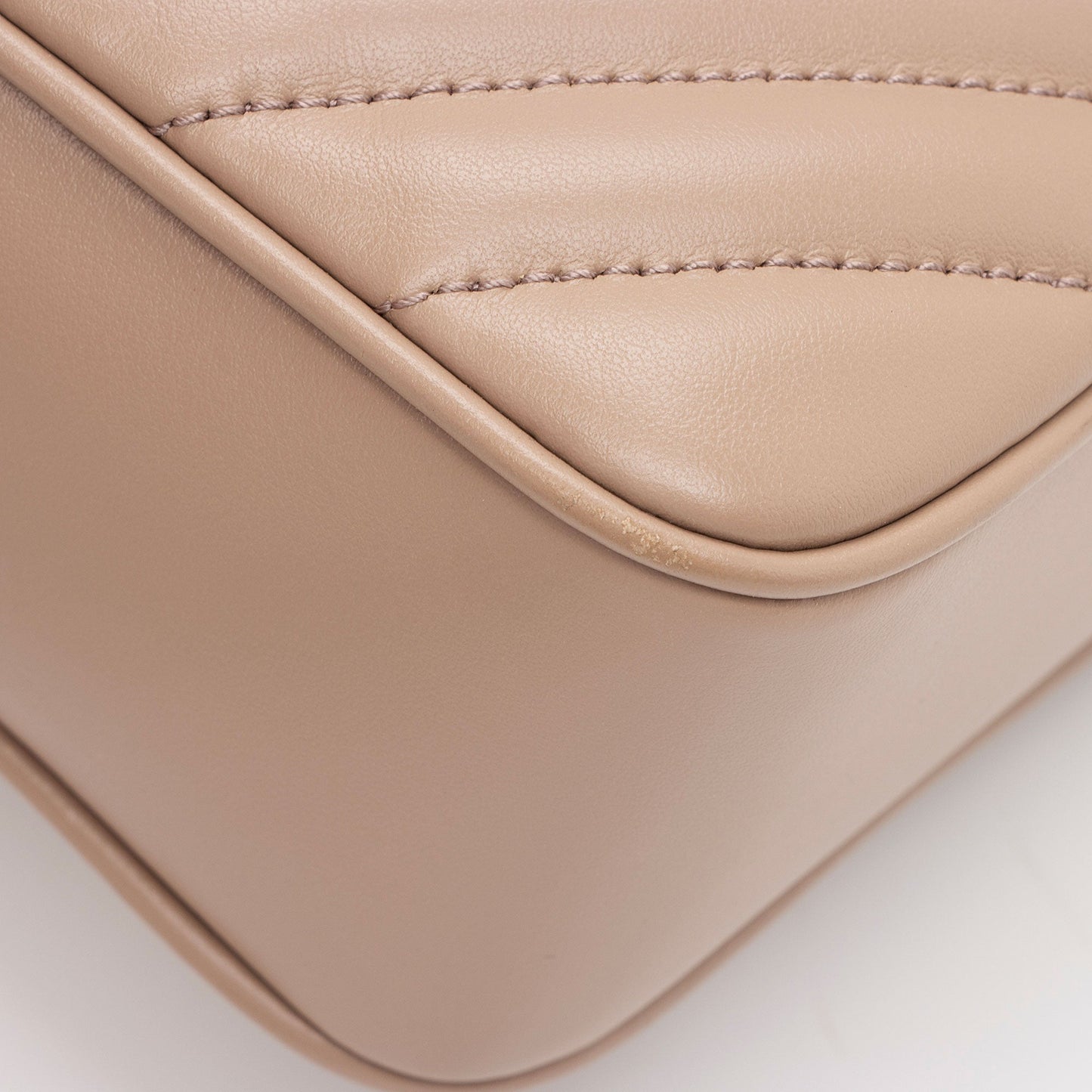 Saint Laurent Matelasse Calfskin Monogram Lou Camera Bag (SHF-X8DDNR)