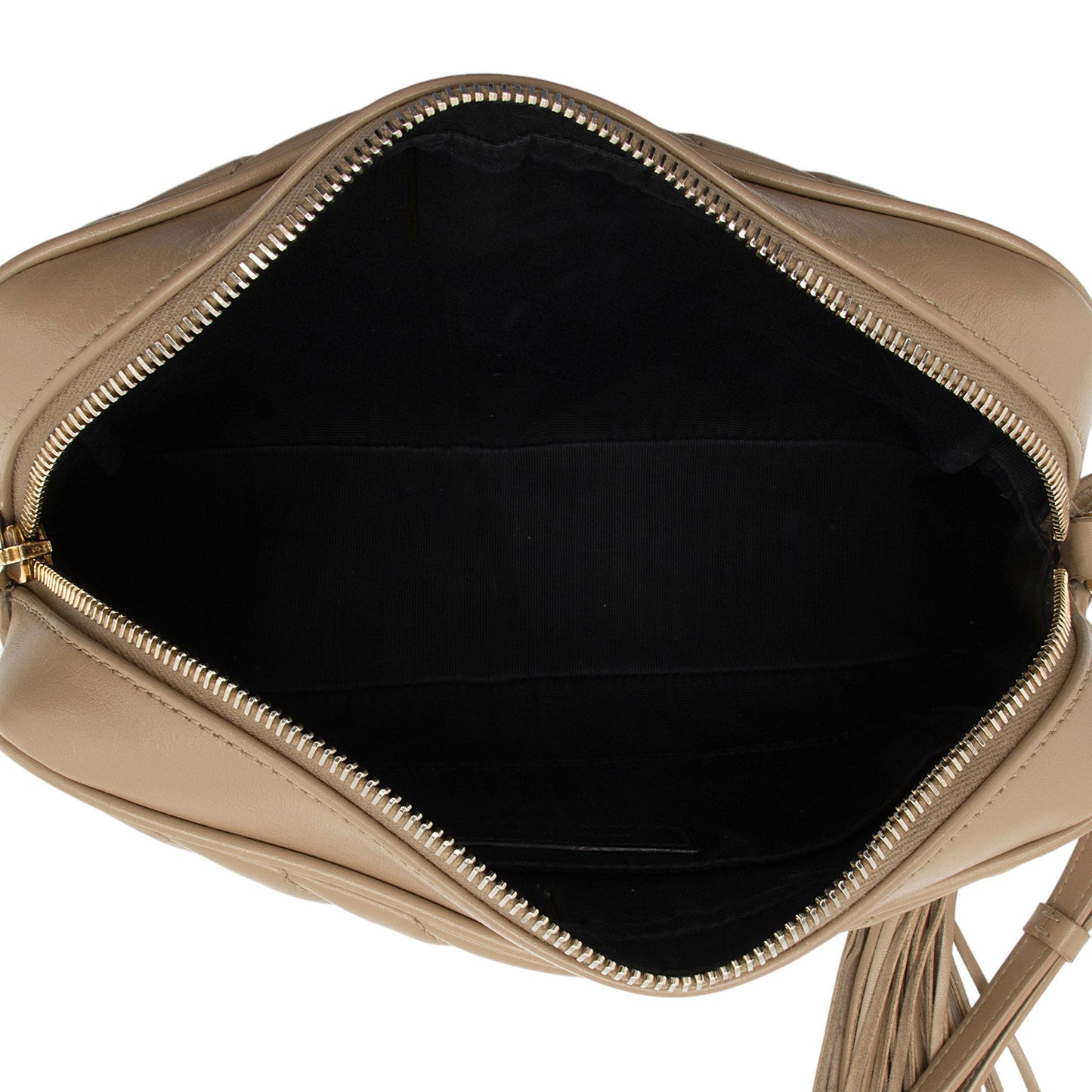 Saint Laurent Matelasse Calfskin Monogram Lou Camera Bag (SHF-5REUgE)