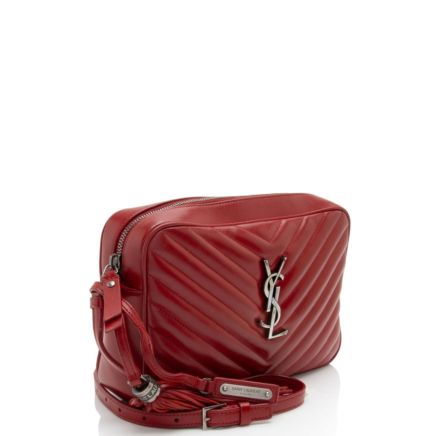 Saint Laurent Matelasse Calfskin Monogram Lou Camera Bag (SHF-G4BzPO)