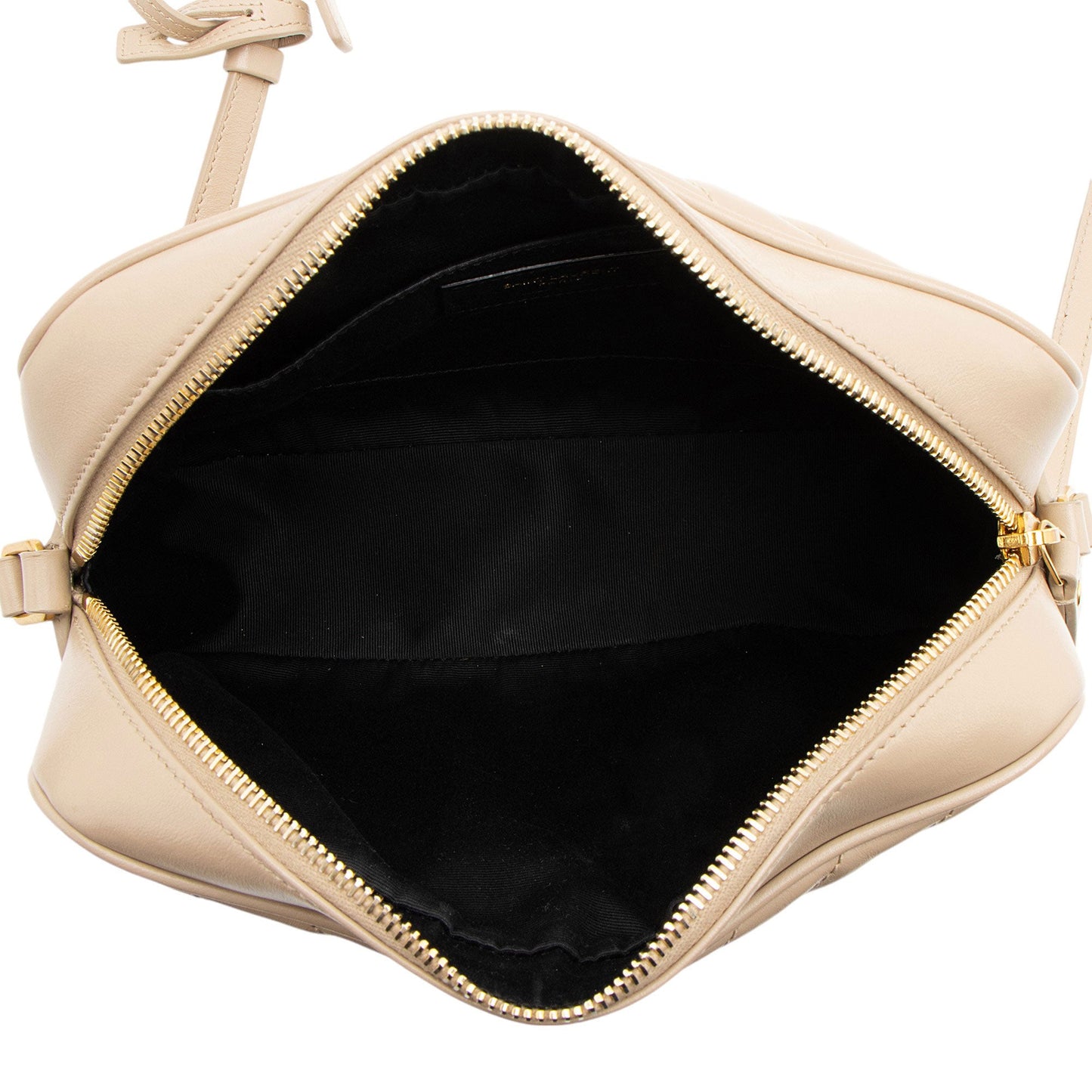Saint Laurent Matelasse Calfskin Monogram Lou Camera Bag (SHF-0p6Ezh)