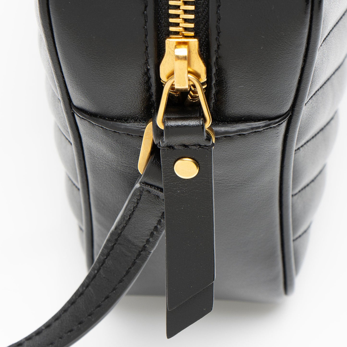 Saint Laurent Matelasse Calfskin Monogram Lou Camera Bag