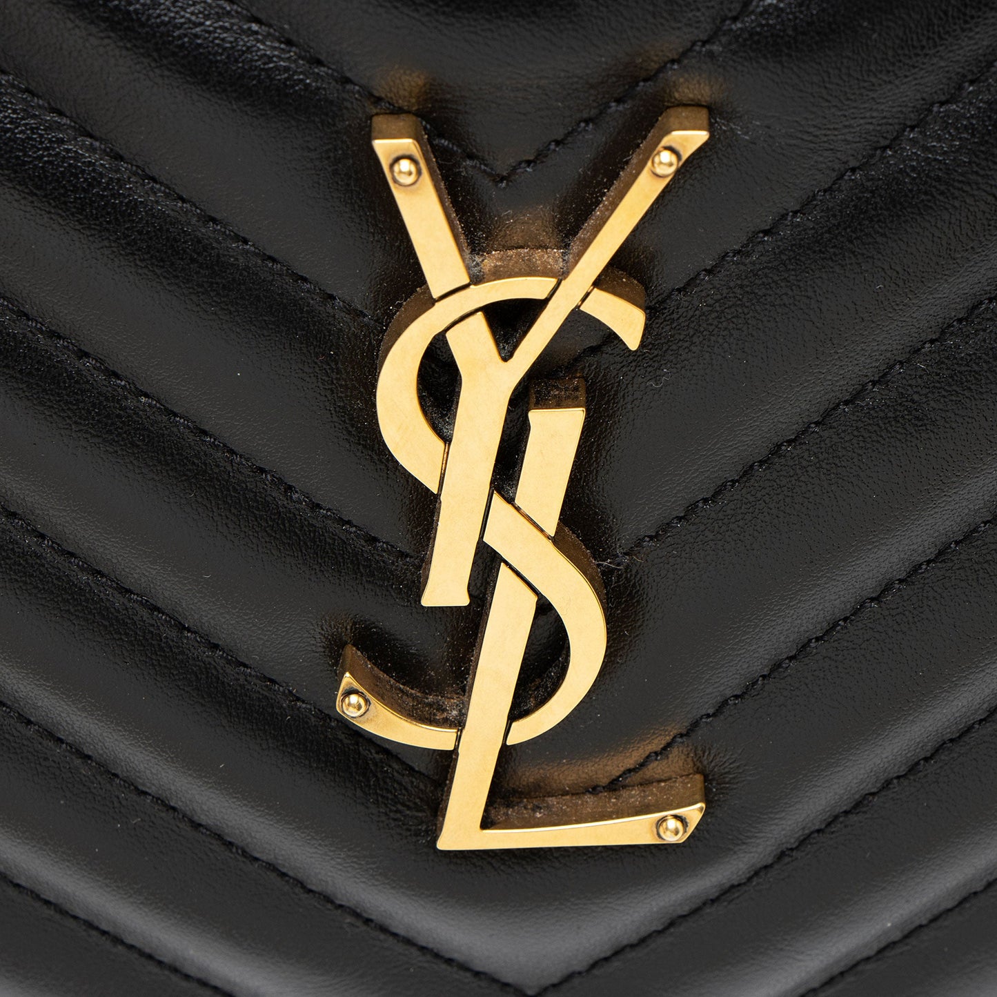 Saint Laurent Matelasse Calfskin Monogram Lou Camera Bag