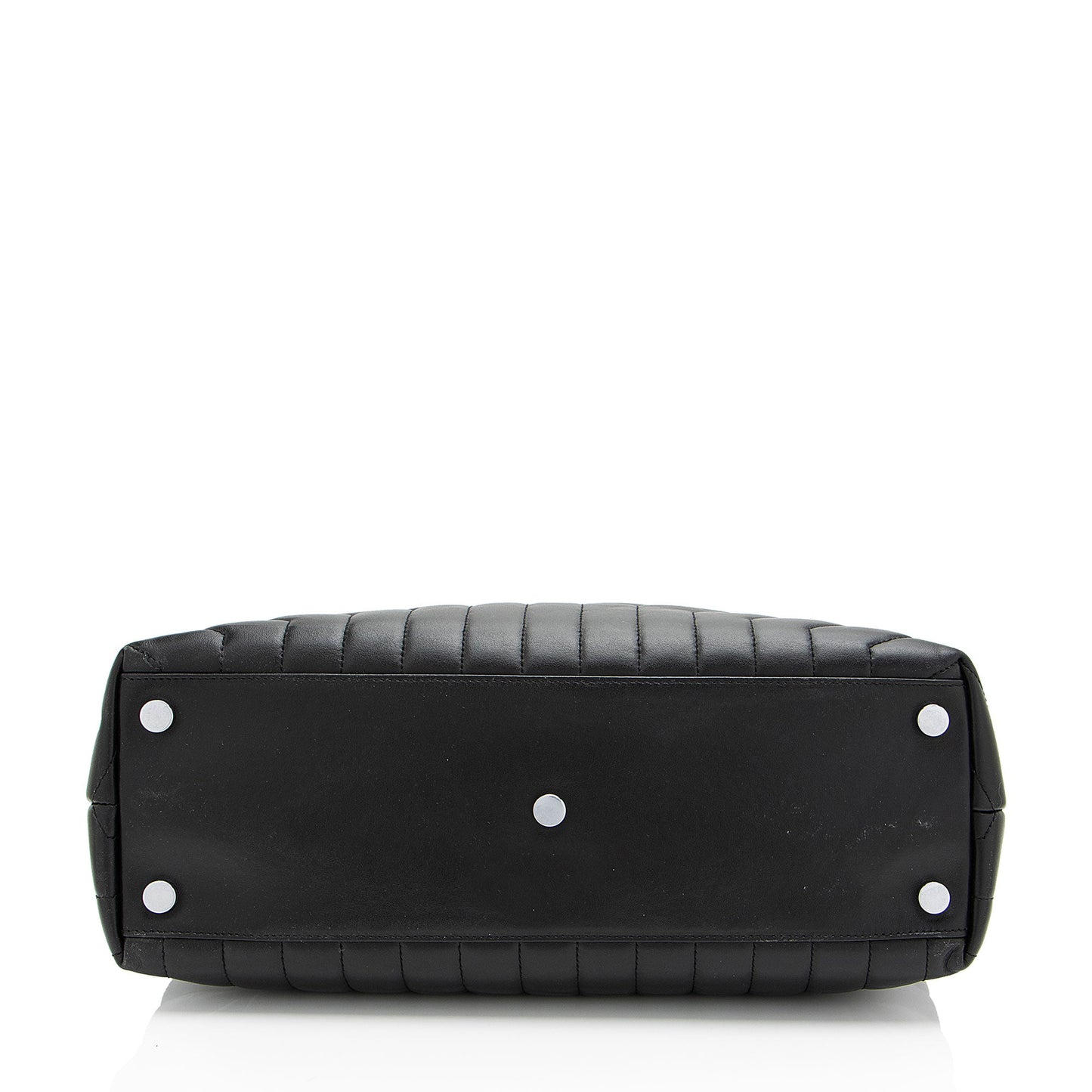 Saint Laurent Matelasse Calfskin Monogram LouLou Chain Large Shoulder Bag (SHF-F87Oll)