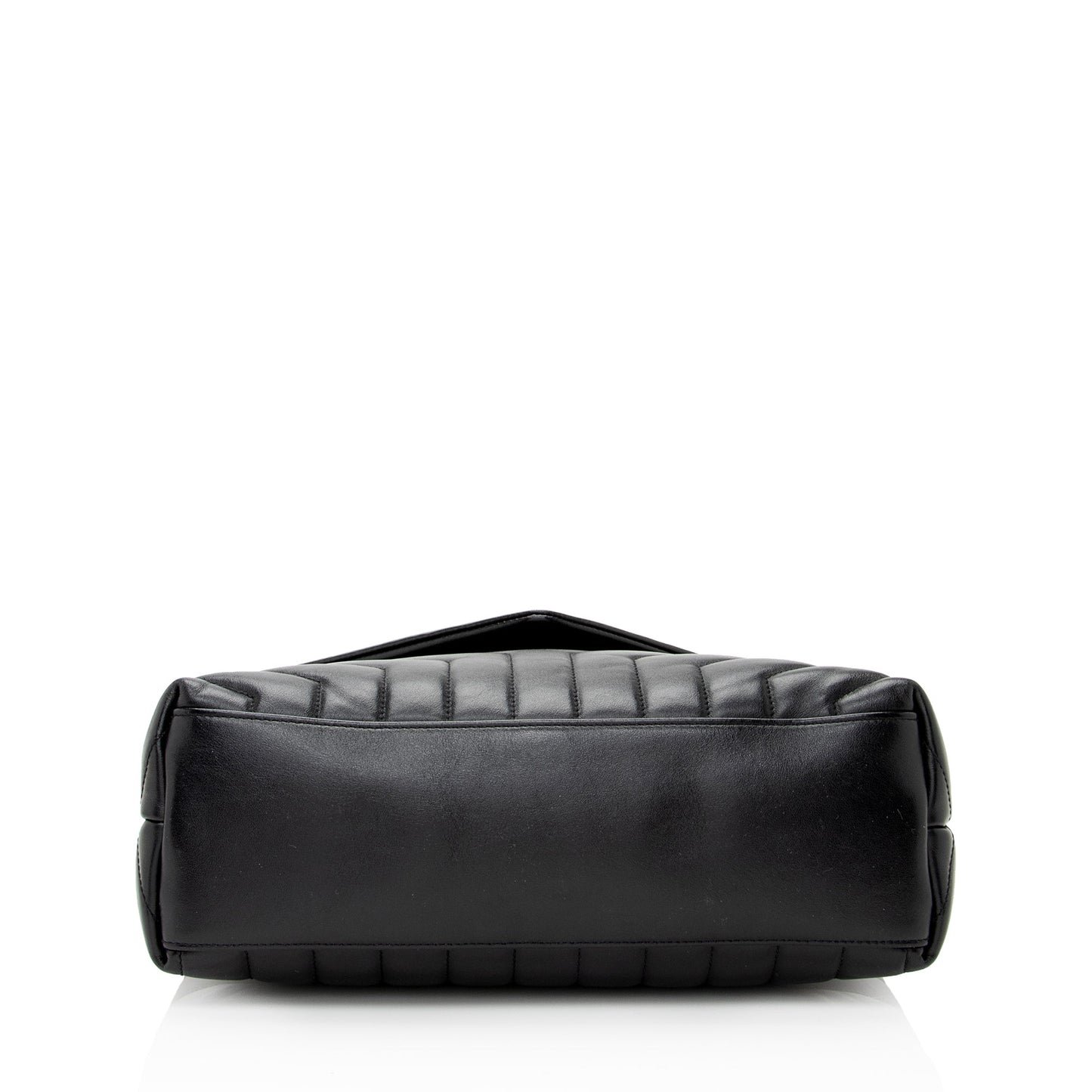 Saint Laurent Matelasse Calfskin Monogram LouLou Chain Medium Shoulder Bag (SHF-22303)