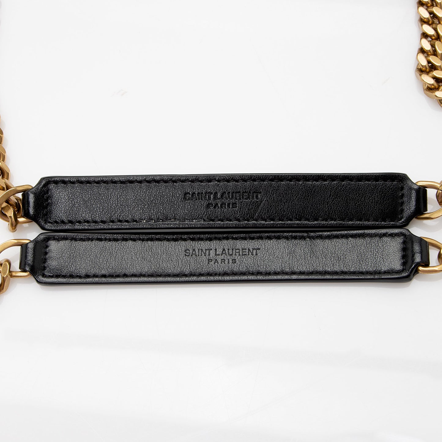 Saint Laurent Matelasse Calfskin Monogram LouLou Chain Medium Shoulder Bag (SHF-22303)