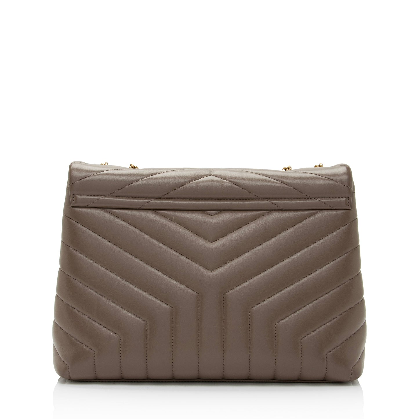 Saint Laurent Matelasse Calfskin Monogram LouLou Chain Medium Shoulder Bag (SHF-Vsg968)
