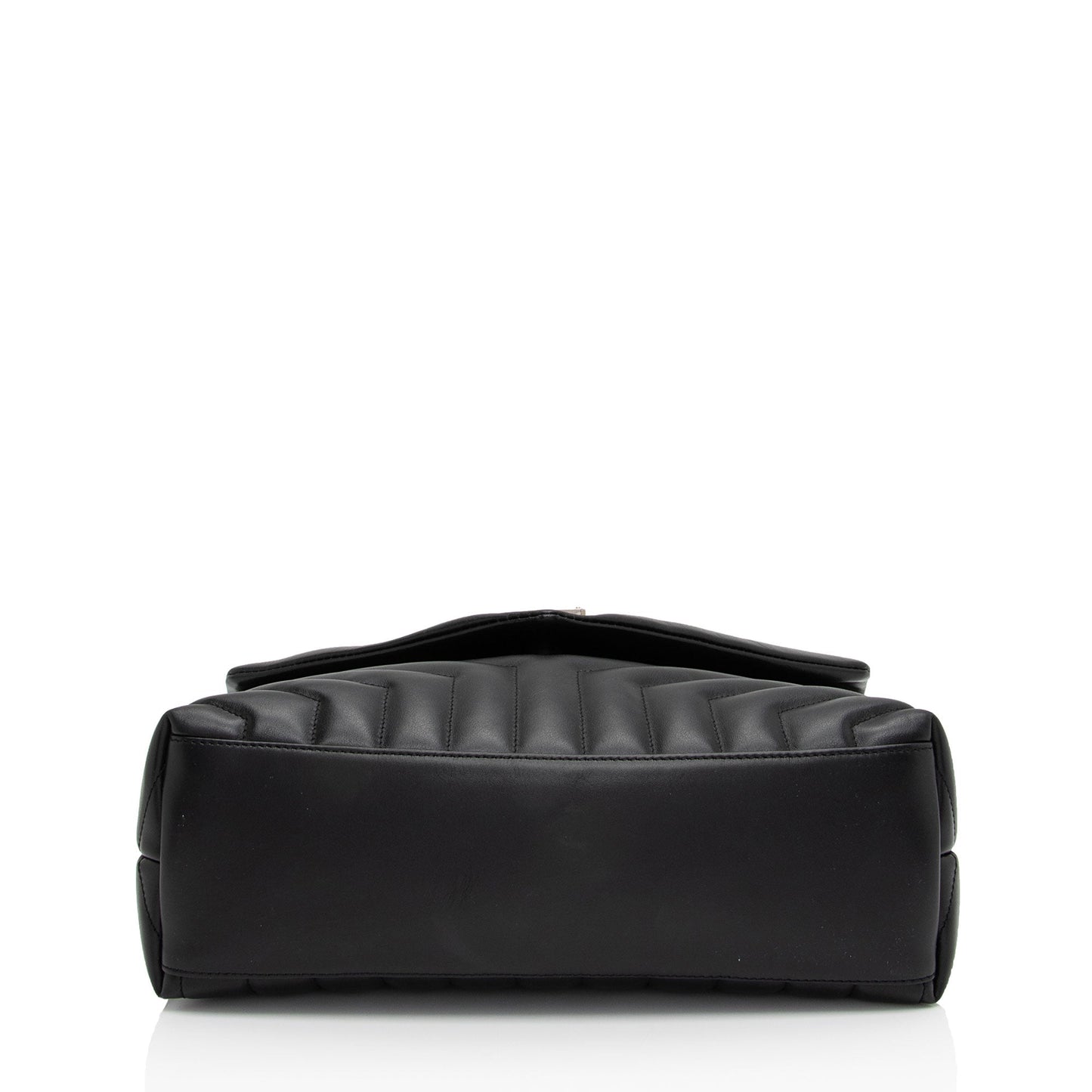 Saint Laurent Matelasse Calfskin Monogram LouLou Chain Medium Shoulder Bag (SHF-3CcYFQ)