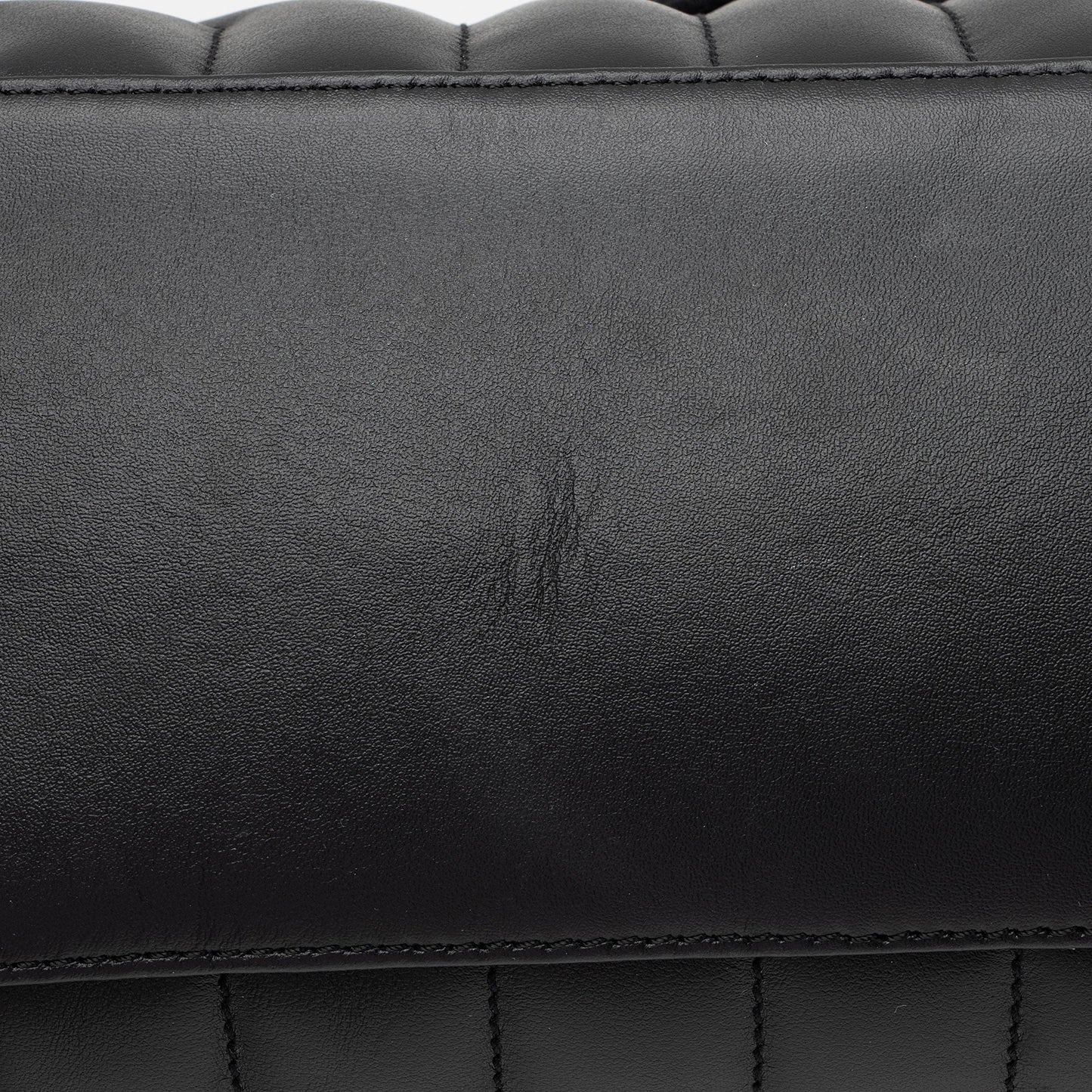 Saint Laurent Matelasse Calfskin Monogram LouLou Chain Medium Shoulder Bag (SHF-3CcYFQ)