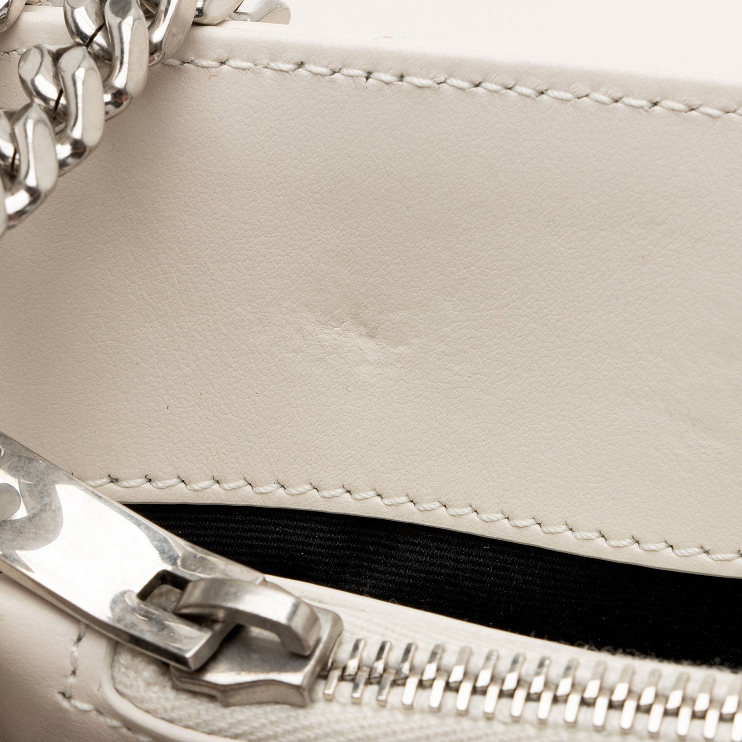 Saint Laurent Matelasse Calfskin Monogram LouLou Chain Medium Shoulder Bag (SHF-p5hSxF)