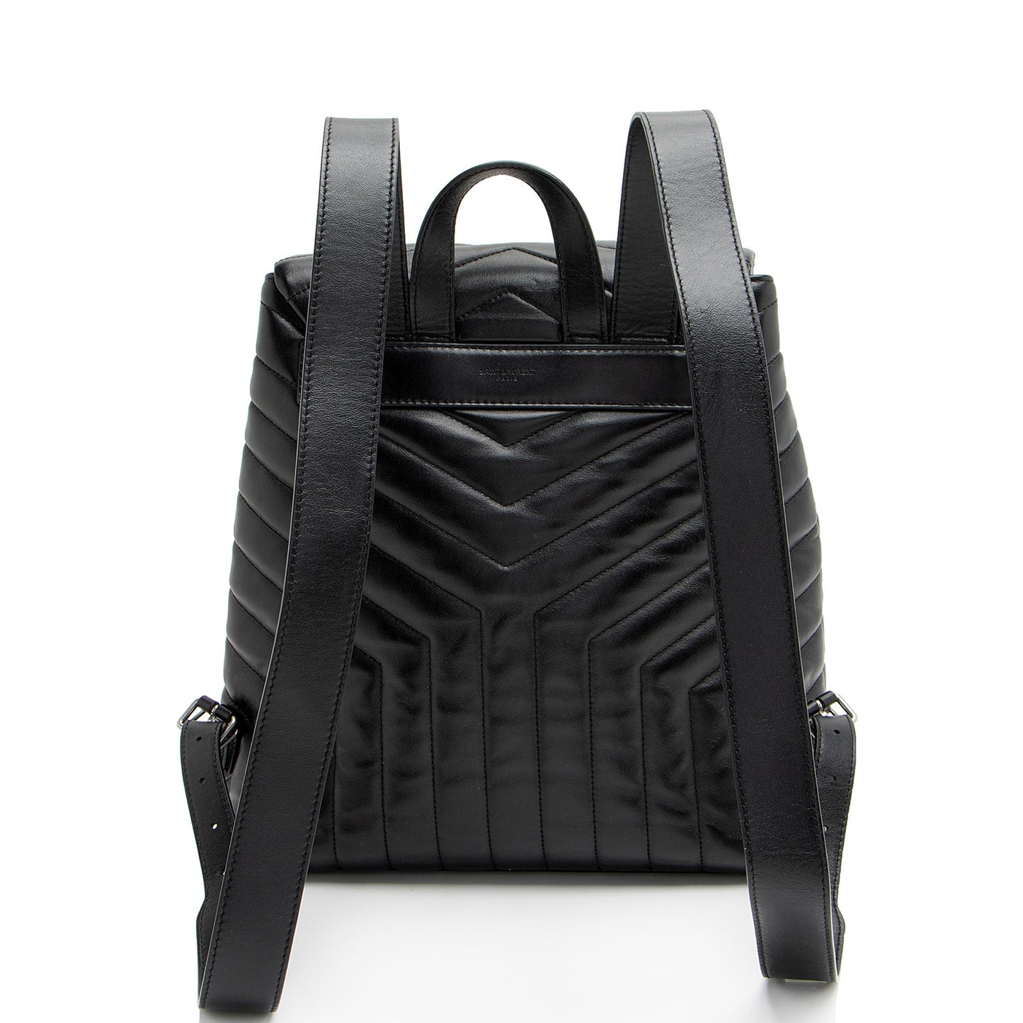 Saint Laurent Matelasse Calfskin Monogram LouLou Medium Backpack (SHF-TSOSNw)