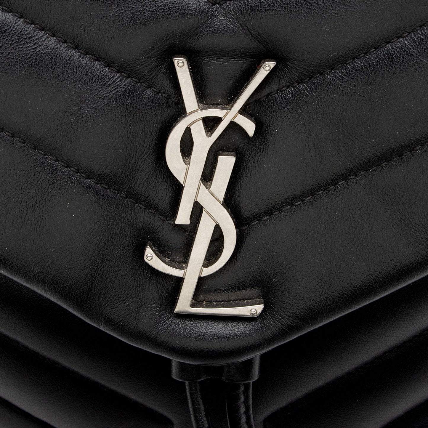 Saint Laurent Matelasse Calfskin Monogram LouLou Small Backpack (SHF-HvZDX3)