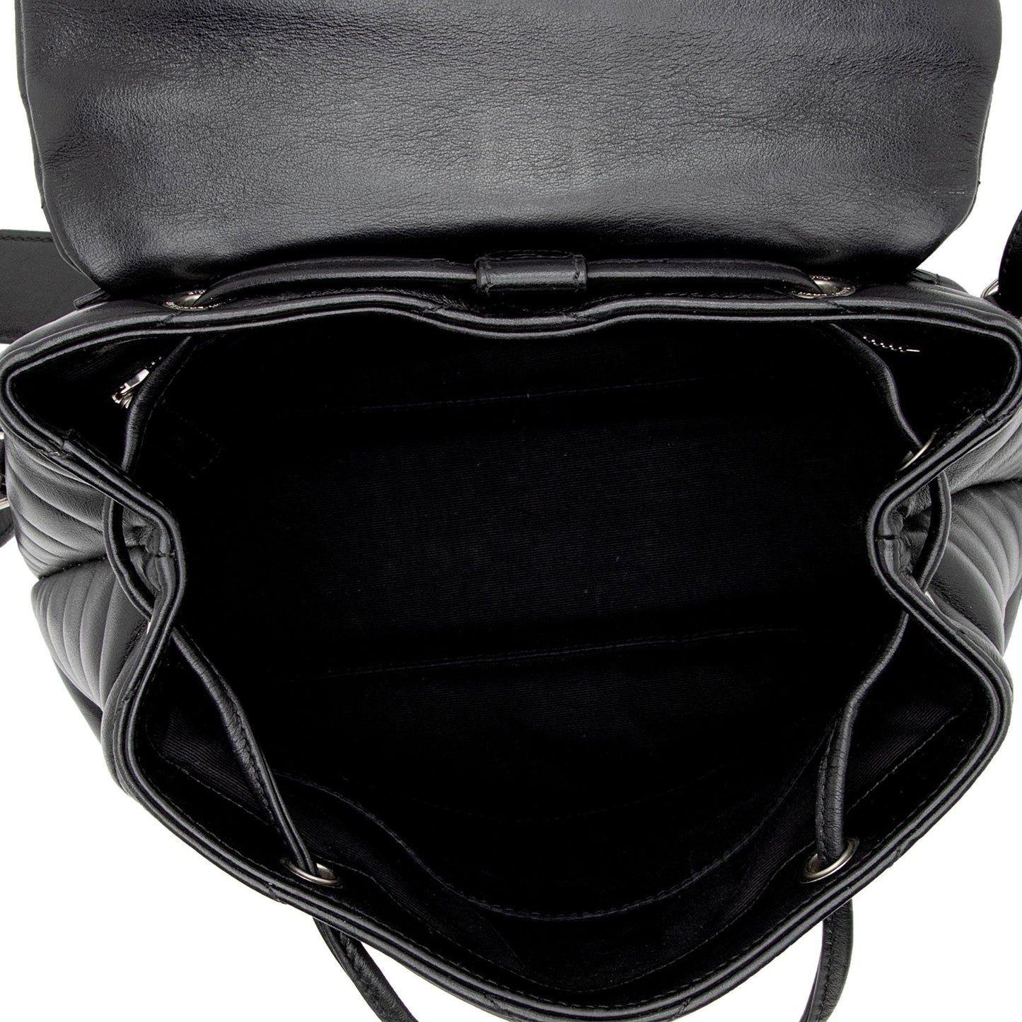 Saint Laurent Matelasse Calfskin Monogram LouLou Small Backpack (SHF-HvZDX3)