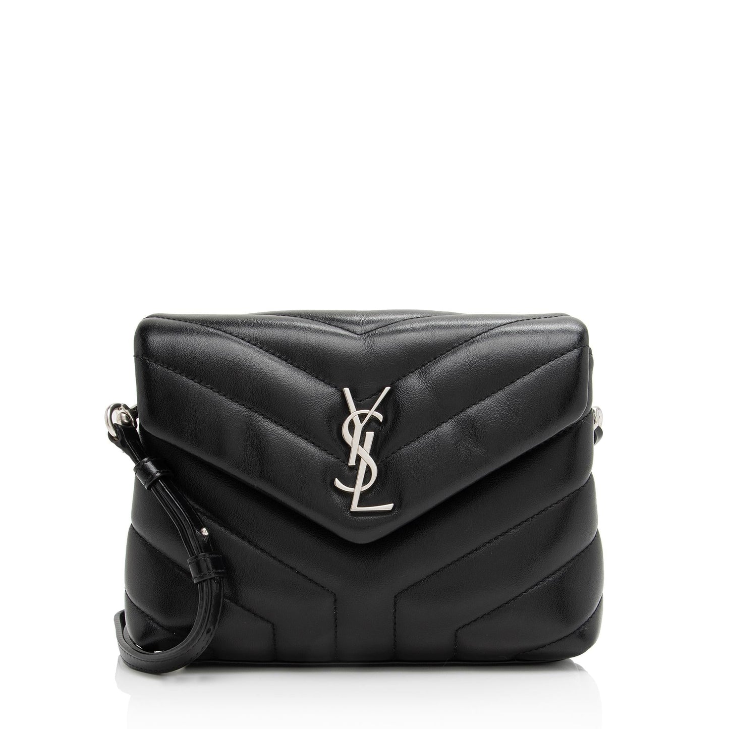 Saint Laurent Matelasse Calfskin Monogram LouLou Toy Crossbody Bag (SHF-3Lqn8O)