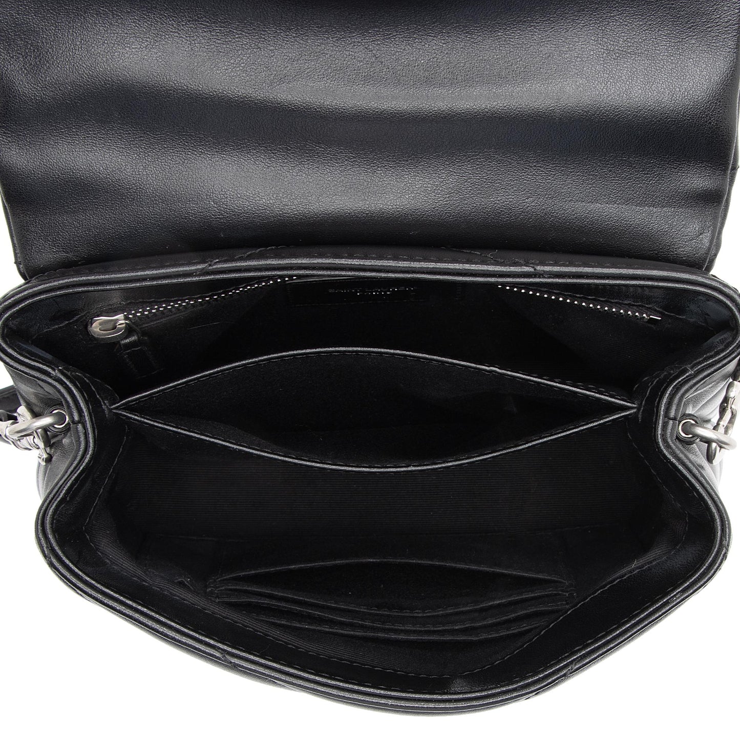 Saint Laurent Matelasse Calfskin Monogram LouLou Toy Crossbody Bag (SHF-3Lqn8O)
