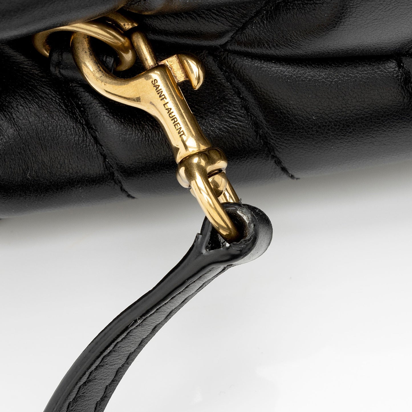 Saint Laurent Matelasse Calfskin Monogram LouLou Toy Crossbody Bag (SHF-8TLGZ0)