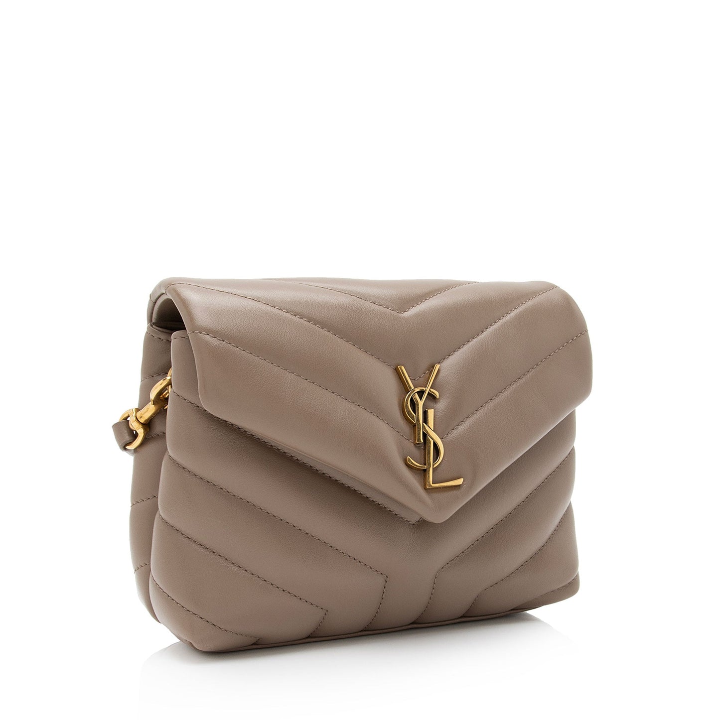 Saint Laurent Matelasse Calfskin Monogram LouLou Toy Crossbody Bag (SHF-IxNLUP)