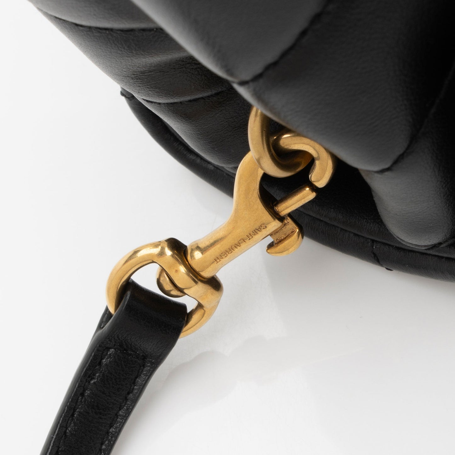 Saint Laurent Matelasse Calfskin Monogram LouLou Toy Crossbody Bag (SHF-4hU5Ge)