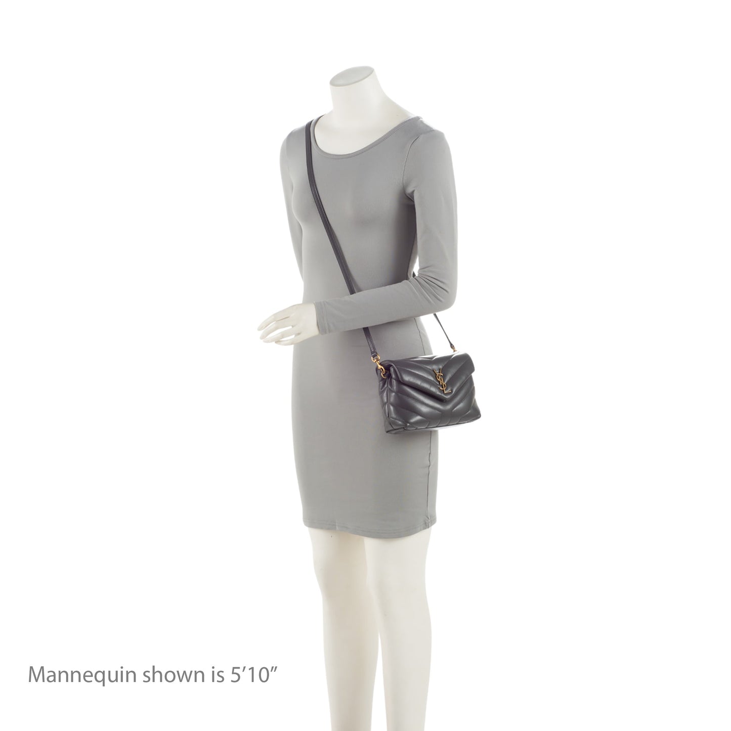 Saint Laurent Matelasse Calfskin Monogram LouLou Toy Crossbody (SHF-P5Bzym)
