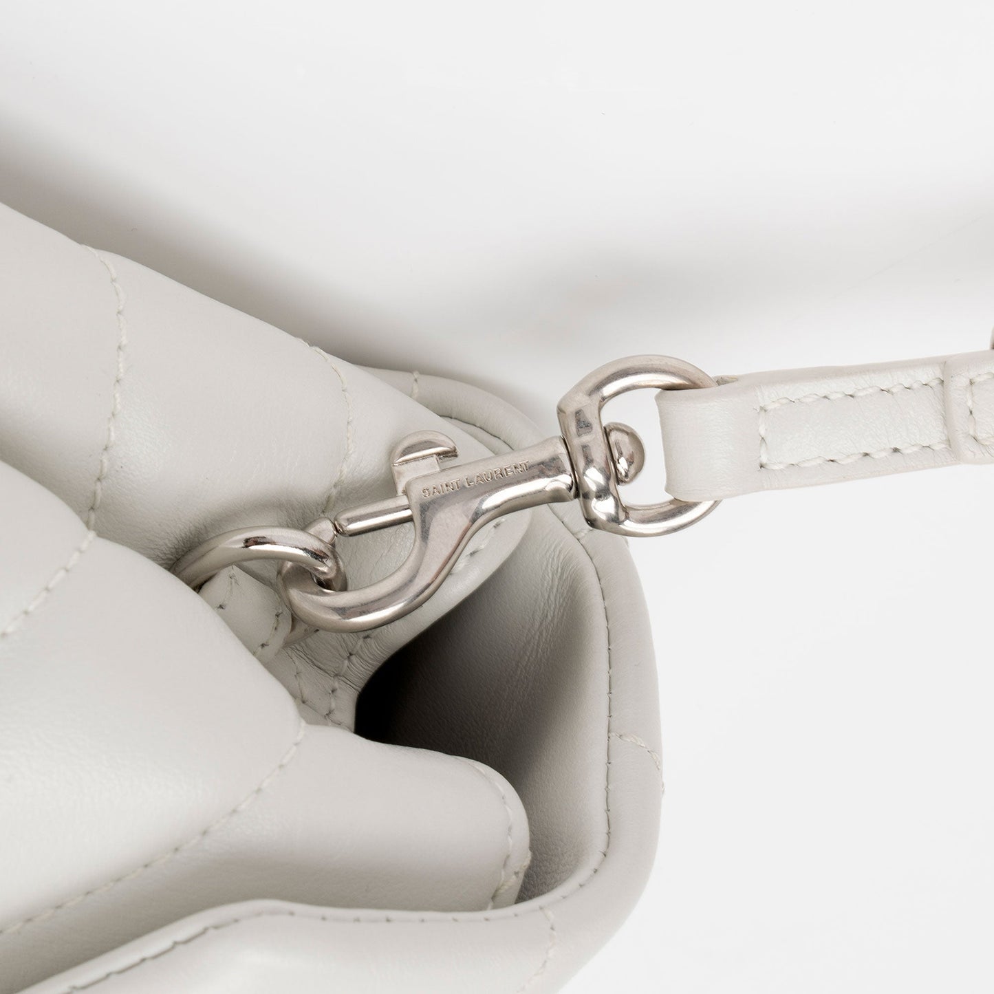 Saint Laurent Matelasse Calfskin Monogram LouLou Toy Crossbody Bag (SHF-iYanNR)