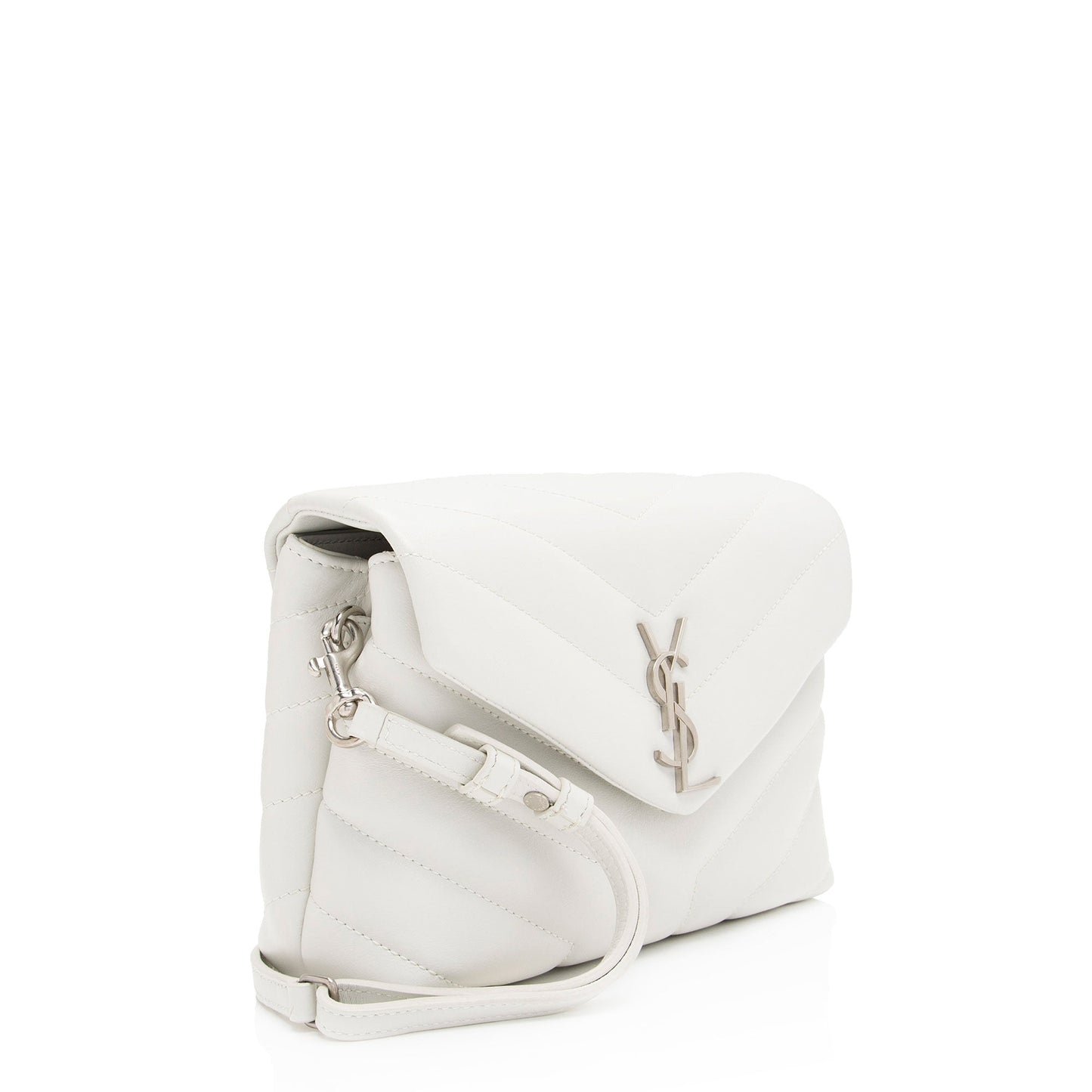 Saint Laurent Matelasse Calfskin Monogram LouLou Toy Crossbody Bag (SHF-iYanNR)