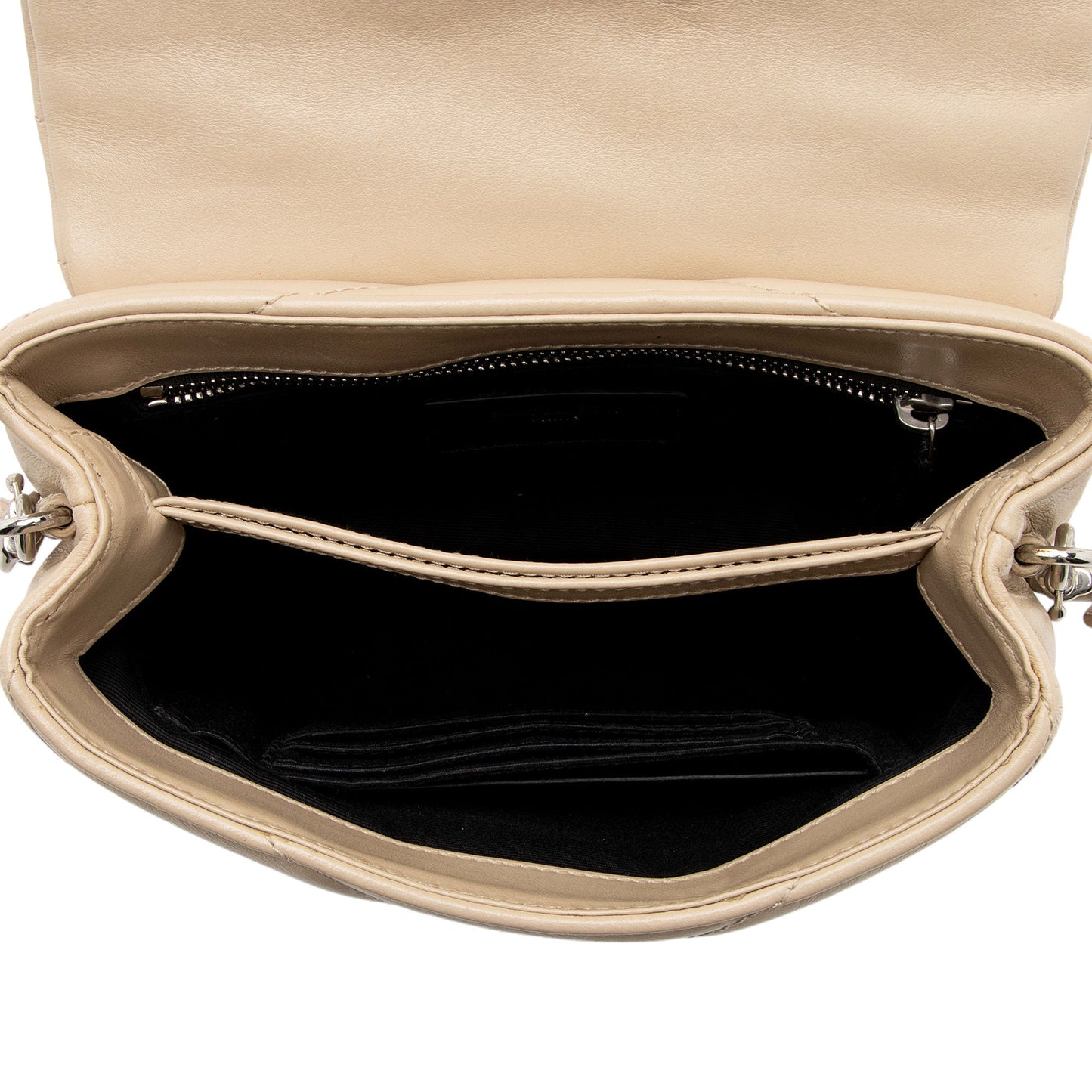 Saint Laurent Matelasse Calfskin Monogram LouLou Toy Crossbody (SHF-arg7wt)